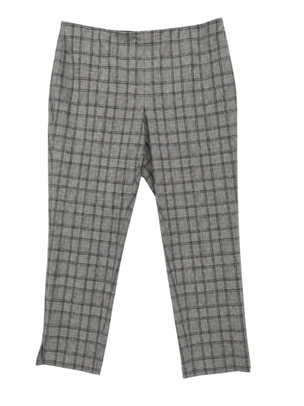 Melanie Lyne, Dress Pants, Brown & Grey Plaid, Size 12